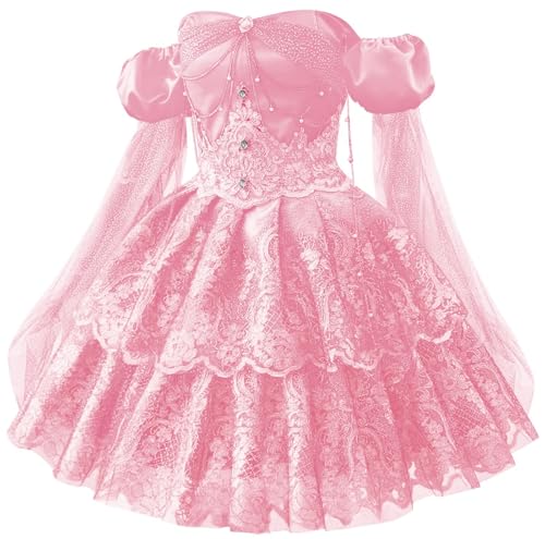Mouccy Vintage Plus Pink Gothic Ball Gown Lace Short Prom Dress 2026