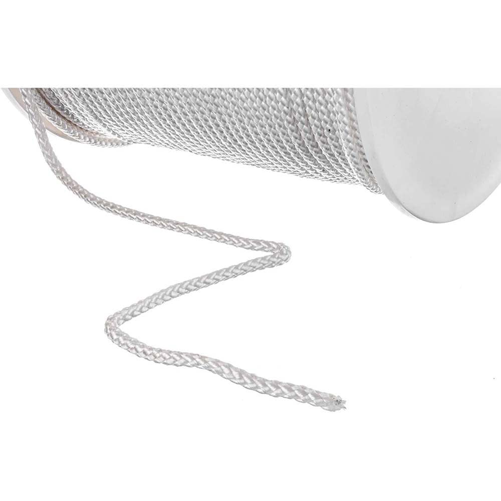 Seachoice Corde d'arrimage 48011 - Blanc - 2,2 cm x 300,5 m - Résistance à la Traction de 374,2 kg - en polypropylène tressé à 8 brins