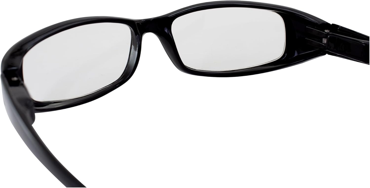 Global Vision New Attitude Black Sport Motorcycle Riding Sunglasses 3 Pair Clear Smoke and Yellow Lenses - Image 3