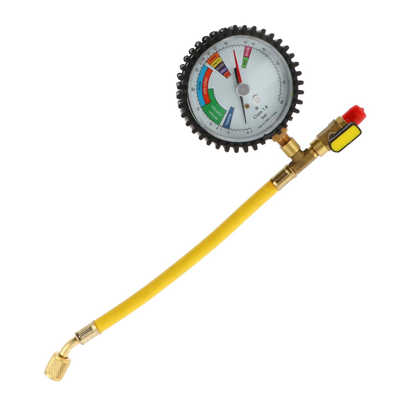 Abaodam Nitrogen Pressure Gauge for HVAC Refrigeration Systems – Automotive and Home Air Conditioner Leak Test Meter with Static Pressure Measurement for Cooling Tube Detection