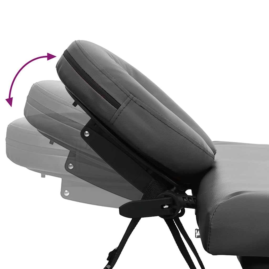 Massagetisch mit 4 Zonen Aluminiumrahmen Anthrazit 186×68 cm,Gesundheit & Schönheit,Körperpflege,Massage & Entspannung,Massagetische,Anthrazit,17.85 kg-110176