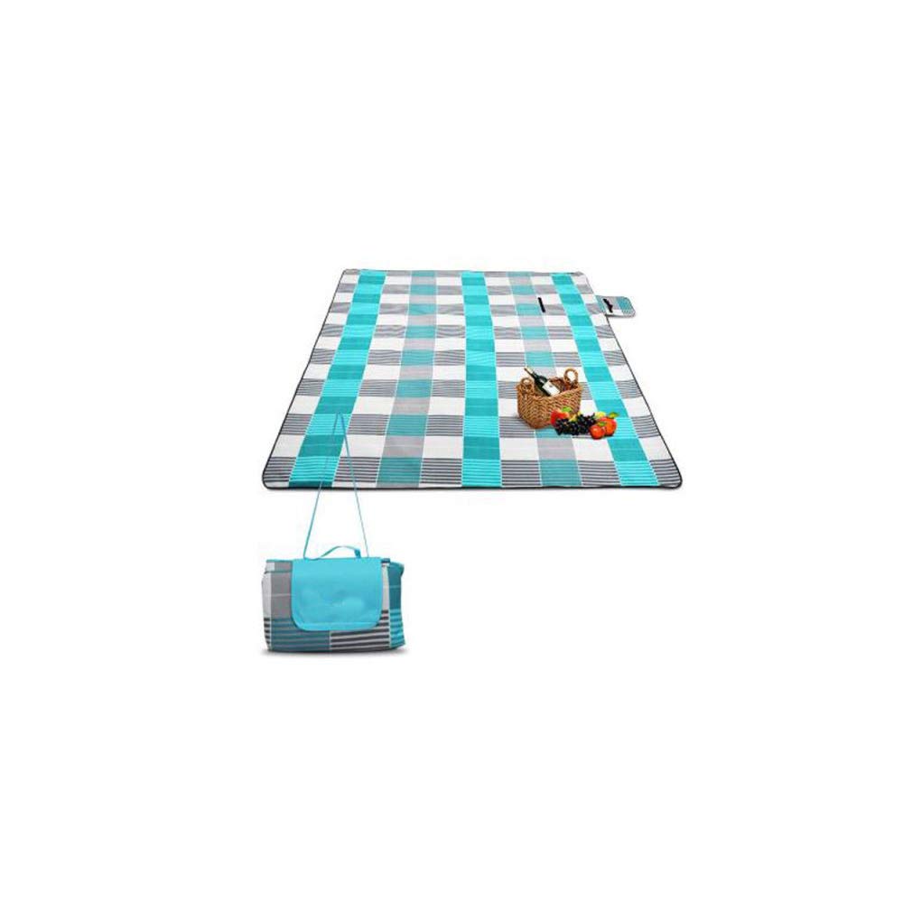 Housse de camping compacte avec tapis de sol résistant motif géométrique