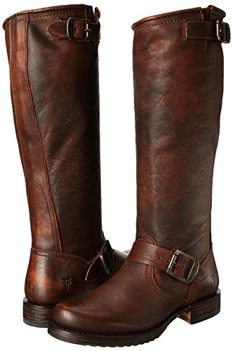 Frye Women's Veronica Slouch Boot, Dark Brown Calf Shine Vintage Leather, 5.5 M Us #TOP6