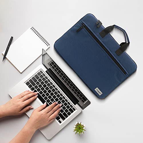 Image of Yumin Polyester Laptop Sleeve Cover Case Bag 16 Inch For MacBook /HP /Lenovo /Asus Waterproof (YS13 BLUE 180 Degree) (16 Inch)