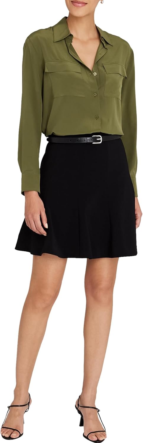 Club Monaco Women's Silk Utility Shirt - Image 2