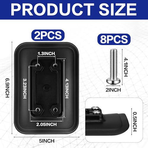 Civaner 2 Pcs Glue-on Pad for Inflatable Boats Glue-on Pad Surface Mount by Civaner - Used condition - Image 2