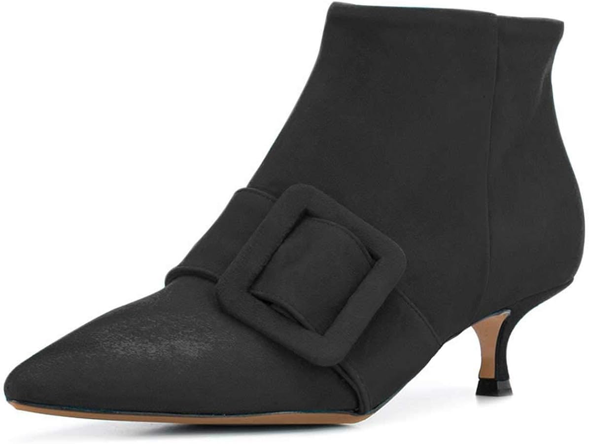 low heel pointed toe boots