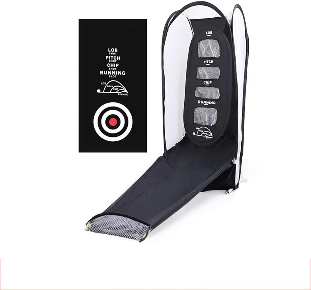 YGO Golf Hitting Nets Golf Training Aids Practice Target Chipping Nets for Backyard Driving Range with Carry Bag and Hitting Mat for Indoor Outdoor Sports (Color : Net+b mat+Putter) : Sports & Outdoors