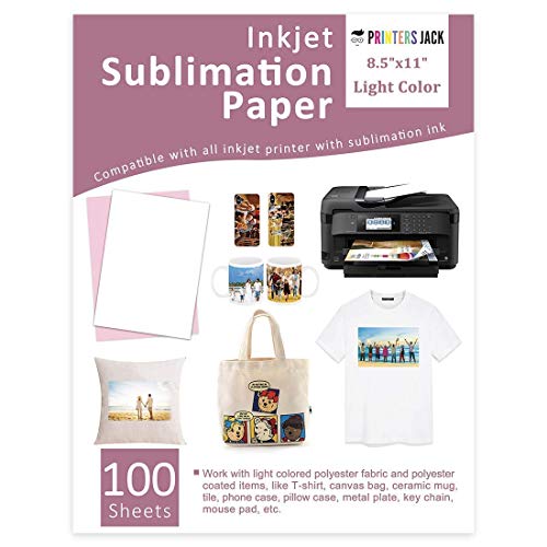 2 Packs Sublimation Paper - 8.5 x 11 and 11 x 17 inches Compatible with Epson, Sawgrass & Ricoh Inkjet Printer with Sublimation Ink Heat Transfer Paper Sublimation for Mugs T-shirts Light Fabric - Thumbnail 2