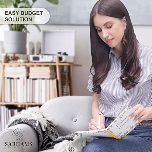 Sarhams Budget Planner 5.8 X 8.1 Inches With 2 Pockets – Portable Undated Budget Book With Bill And Expense Tracker – 12 Month Planner To Track 2023 2024, Organize And Plan Your Finances (Green) #TOP7