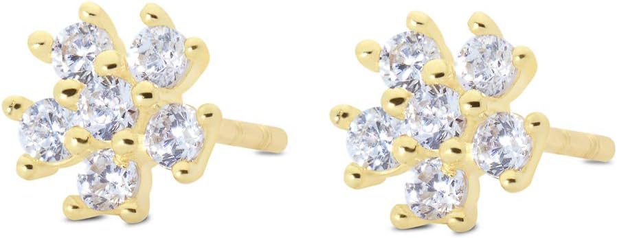Milla Solid 100% Real 14K Gold Stud Earrings| All Day Wear | Hypoallergenic | Multiple Styles and Trends For All Occasions