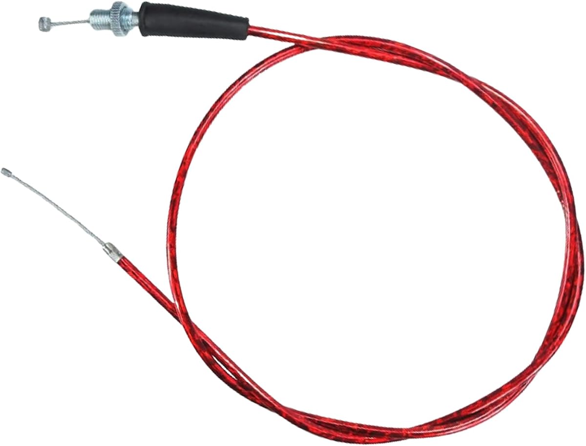 50 Inch Red Throttle Cable for Predator 212cc 6.5hp Coleman CT200U MB200 | 196 212cc Baja Warrior Doodlebug DB30 MB165 MB200 MOTOVOX MBX10 MBX11 MBX12 RT200 Mini Bike 50cc 110cc 125cc Dirt Bike Moto