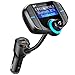 Produktbild Bovon Bluetooth FM Transmitter KFZ Wireless Radio Adapter Freisprecheinrichtung Smart Dual USB-Anschlüsse Auto-ladegeräte mit Quick Charge 3.0 , 3.5mm Aux&TF Karte Slot für iOS- und Android-Geräte