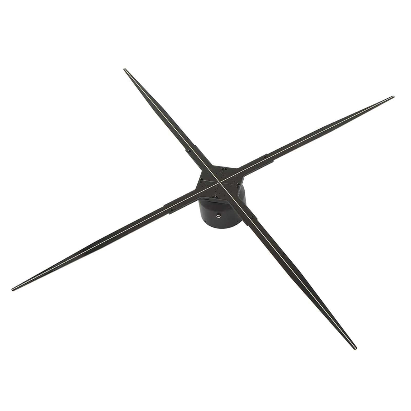 3D Hologramm Ventilator, 100cm 3D Holografische Werbung Maschine, Naked Eye Holographic Projection Fan für Party (US-Stecker)