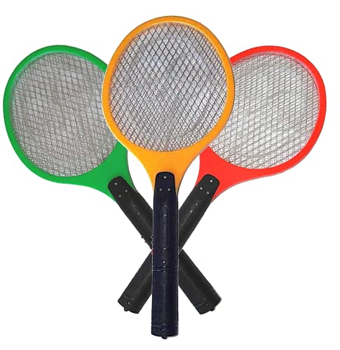 Raquete elétrica mata mosquito kit 3 peças CBRN05574