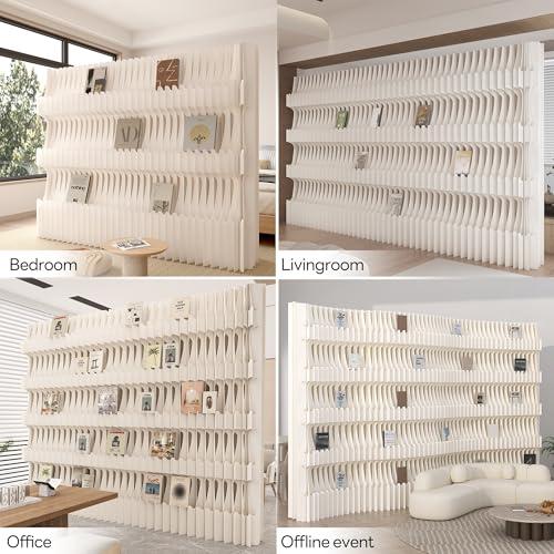 Séparateur de pièce pliable pour structurer un studio encombré