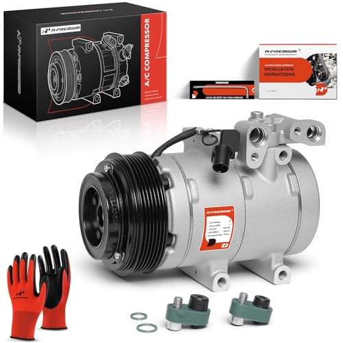 A-Premium Air Conditioner AC Compressor with Clutch Compatible with Kia Sedona 3.5L 2002-2005 by A-Premium - Used condition - US$66.03
