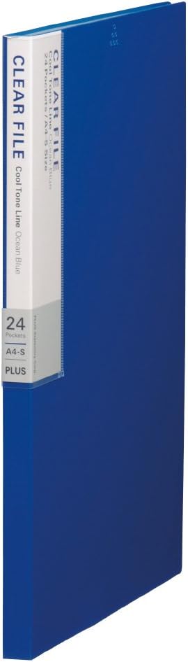 Deja Vu Plus Color Series clear file pocket 24 Ocean Blue (japan import)