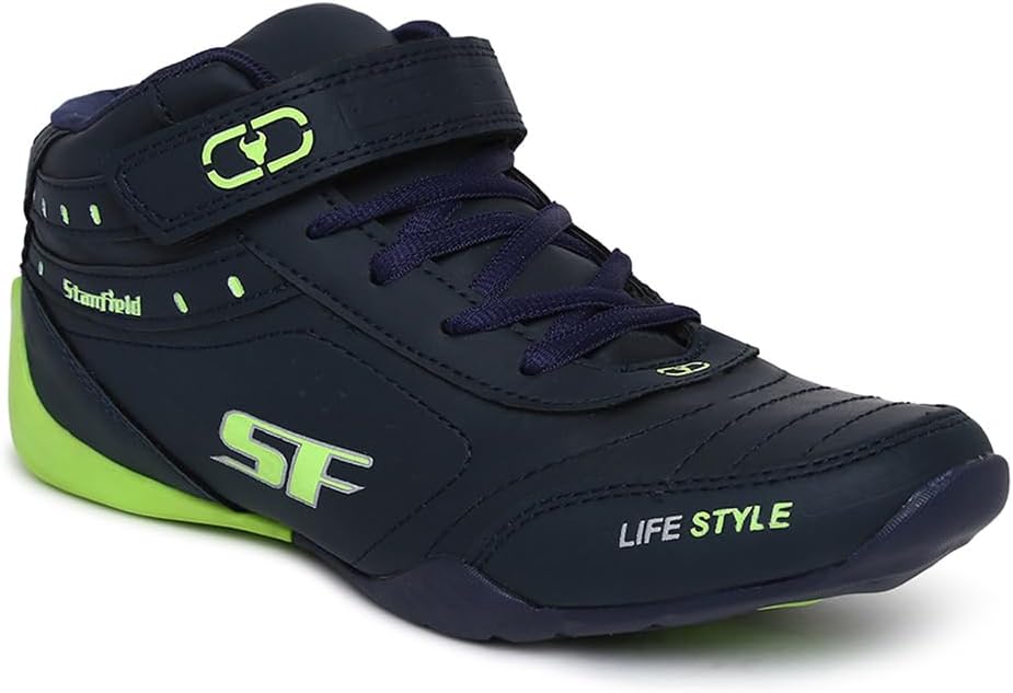 Stanfield SD015 Casual, Stylish Motorsport Slip-Resistant Blue Sneaker for Men