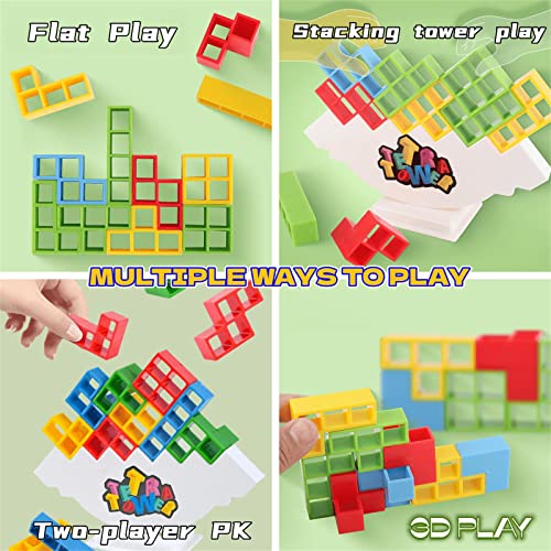 Btolin 32Pcs Tetra Tower Game, Balance Toys For Kids, Tetris Tower Game For Children And Adults,Great For Family Games, Parties, Travel, Birthday Gifts.(32Pcs) #TOP4