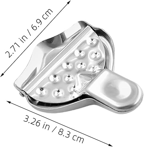 Miniatura 2 de NUOBESTY Exprimidor manual de limón de acero inoxidable resistente, exprimidor de cítricos, extractor de frutas portátil para jugo fresco de