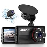 IIWEY 1440P&1080P Dual Dash Camera for Cars with 6 IR Lights Night Vision 2K Car Camera Dash Cam Front and Rear with 3.2' IPS Screen 170¡ã Wide Angle Dashboard Security Camera Parking Mode