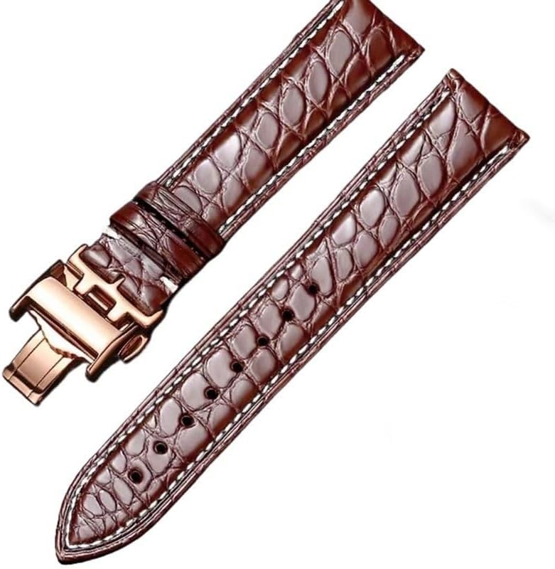 Genuine Leather Watch Strap For Longines Master Collection L2 Moon Phase L4 Elegant Flagship Conquest Men's Accessories(Brown w r2,20mm)
