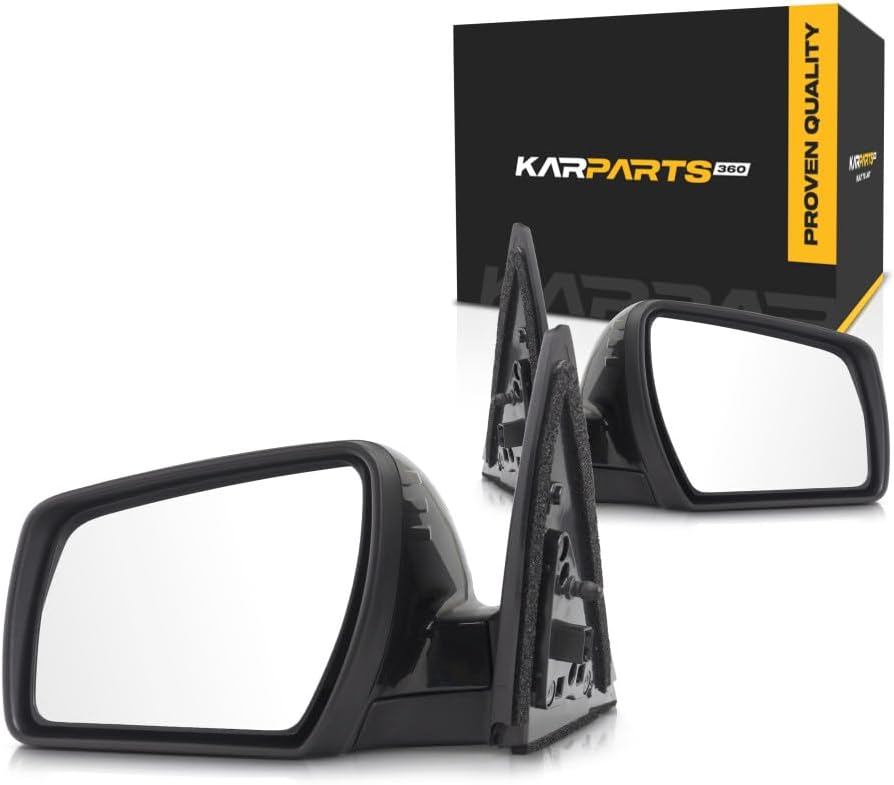 For Kia Soul 2012 2013 Door Mirror Driver and Passenger Side | Pair | Power | Non-Heated | Paint to Match | Replacement For 876102K331 | KI1320168