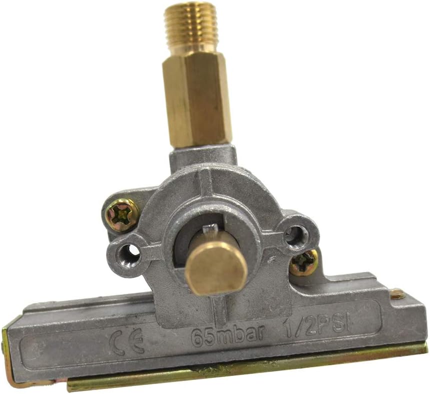 METER STAR Europe Standard Main Gas Control Valve System Assembly Kit with igniter Pilot Burner for Indoor Steak Oven Stove