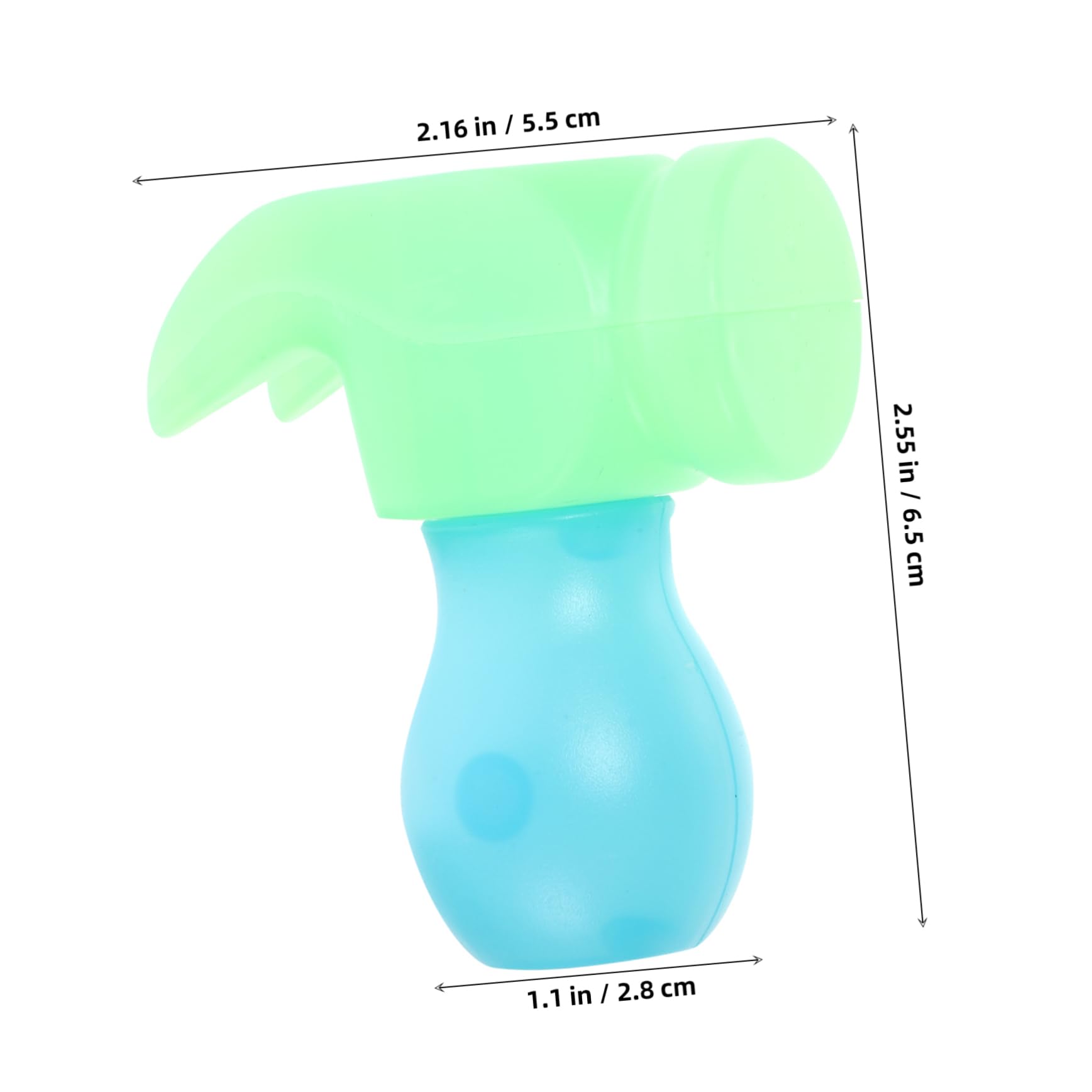 BESPORTBLE 3D Gravity Luminous Radish Hammer and Girls Massage Stick 20pcs Toys Safe Fun for Children's Play