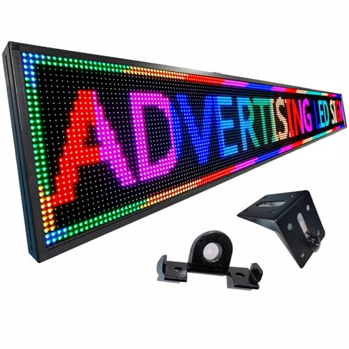 Lumosylix P10 Programmable LED Sign 115'x14' Outdoor RGB