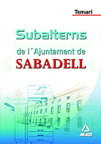 Portada de Subalterns de L Ajuntament de Sabadell: Temari