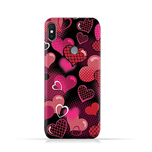 AMC Design Xiaomi Redmi S2 / Y2 TPU Silicone Protective case with Valentine Hearts Seamless Pattern Design
