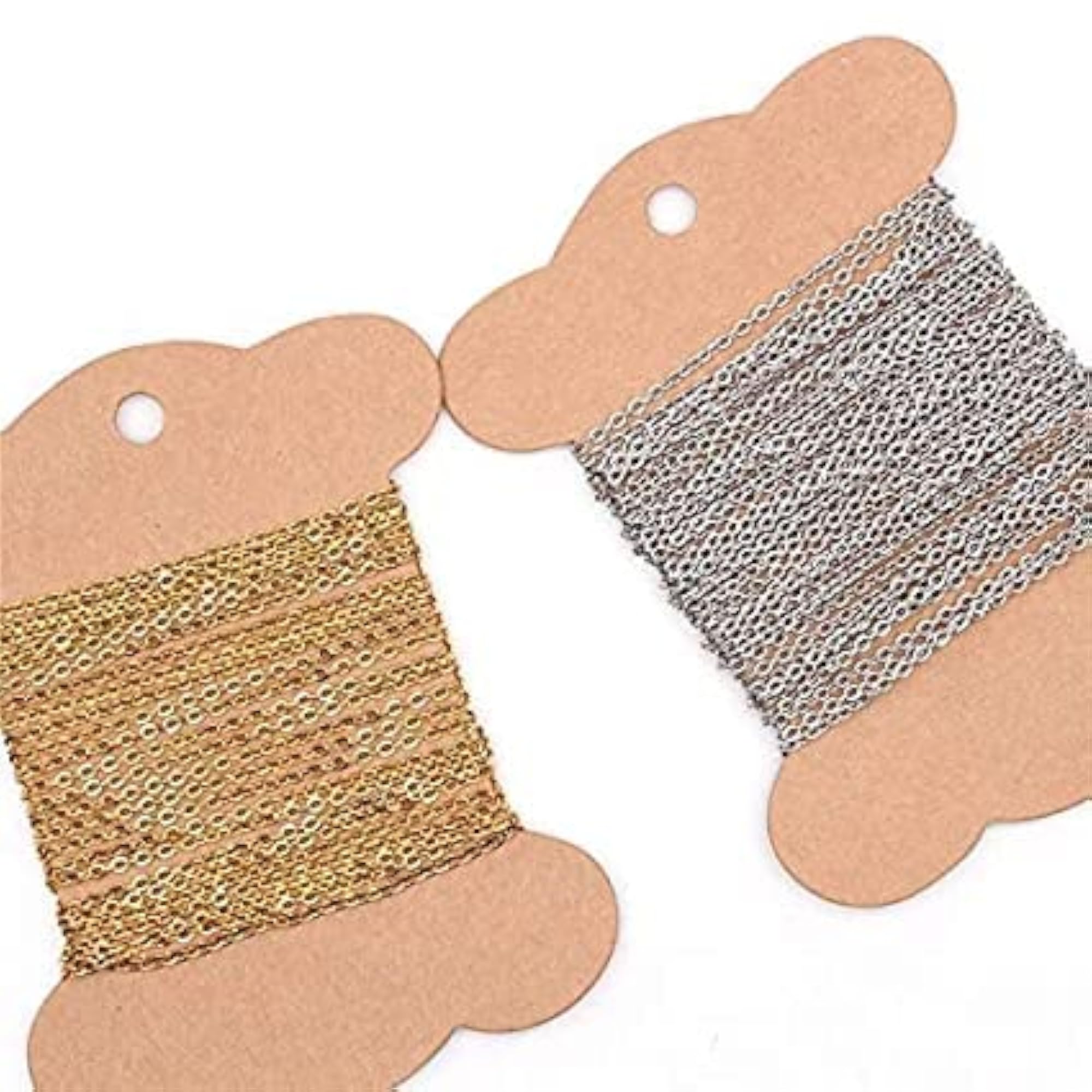 Big Kadi Multi Colour Chain for Craft, 1pc Golden Silver