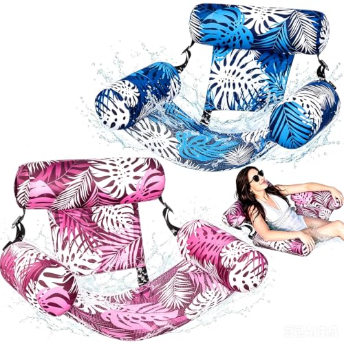 2 Pièces Matelas Gonflables et Fauteuil Gonflable pour Piscine