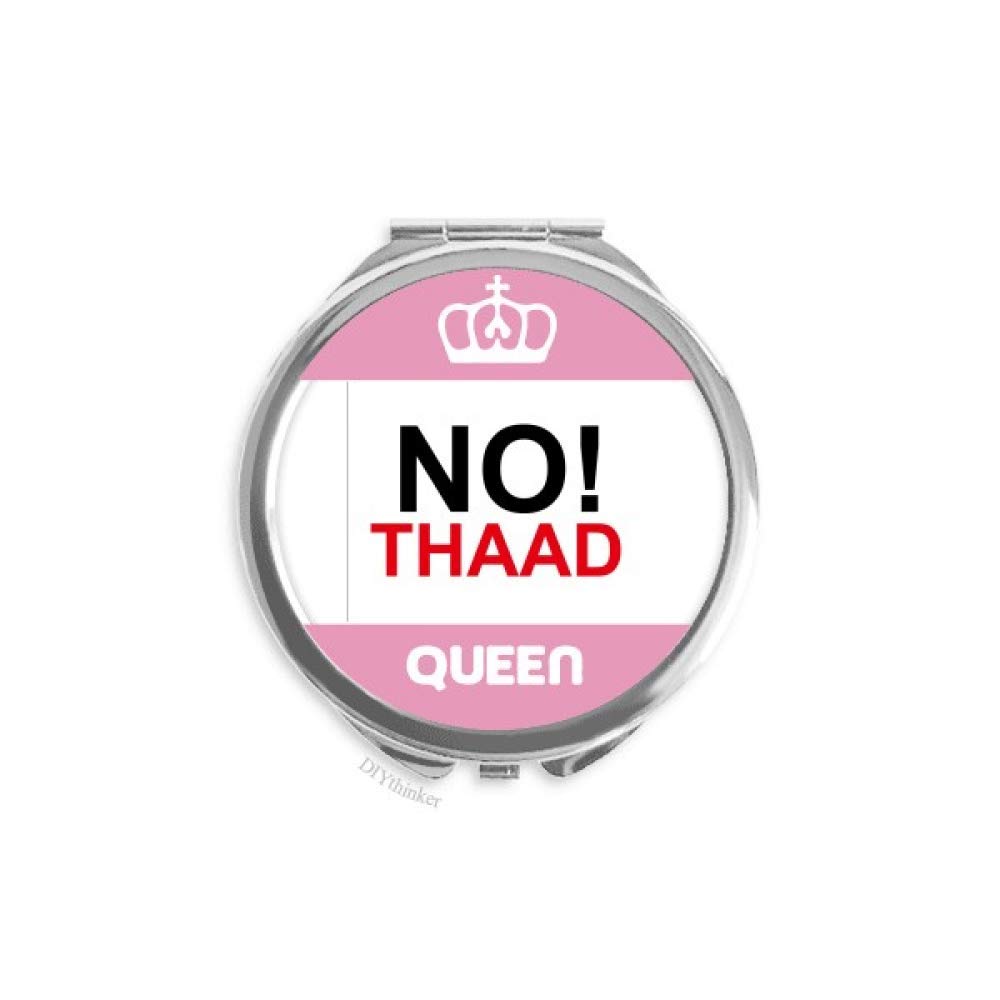 Mini espejo de maquillaje portátil Queen, tu compañero ideal de belleza