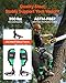 VEVOR Tree Climbing Spikes Set, Height-Adjustable Tree Climbing Gear with Straps & Spike Protectors, 350 lbs Load Capacity, Heavy Duty Steel Climb Spurs Arborist Equipment for Fruit Picking Hunting