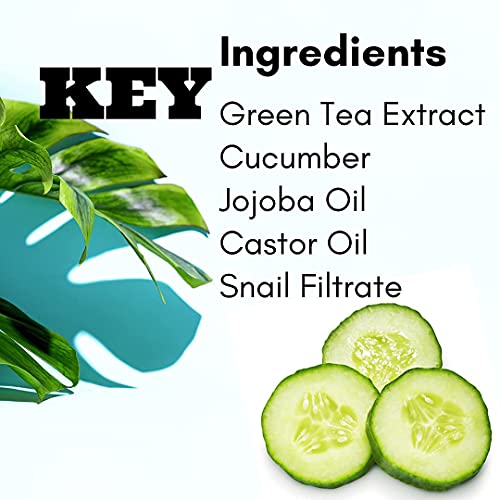 Hebepe Green Tea Matcha Facial Toner Mist With Cucumber, Alcohol-Free, Refreshing, Moisturizing, And Soothing Face Toner, With Jojoba Oil, Castor Oil, Snail Filtrate,120Ml #TOP1