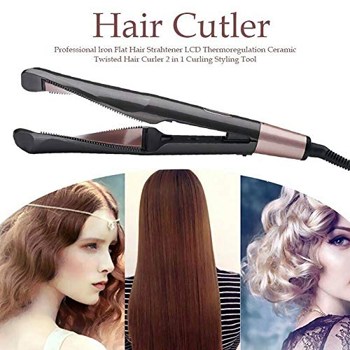 Plancha Para Cabello 2 en 1 Con Rizador Función Iones miniatura 4