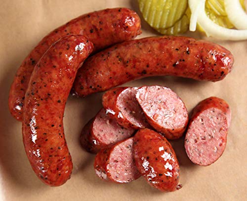 Southside Market 1882 Hot Beef Sausage - 6 Packages / 24 Links #TOP4