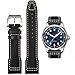 Produktbild HEYOZURY Uhrenarmband für IWC Watch 20mm 21mm Ersatzband aus echtem Leder Schwarz Blau Braun Ersatz Armband Strap Original for Für IWC Pilot-Serie für Männer