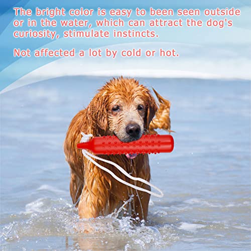 Aohcae Dog Float Toy, 100% Natural Rubber Dog Bumper With Rope - Dog Training Toys, Interactive Dog Fetch Toys Suit For Small, Medium, Large Dogs #TOP5