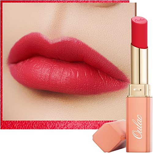 OULAC Shine to Shine Velvet Matte Lipstick, Long Lasting Creamy Formula, Opaque Finish, Vegan Friendly, 3.6 grams / 0.12 ounces, Puppy Love (Y02)