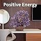 SEKDAQ Amethyst Kristall Baum,Bonsai Baum des Lebens,Heim Und Büro Dekoration,Bonsai FengShui Geldbaum for Positive Energie Und Reichtum,1251 Amethyst Anzahl,34cmx17cmx38cm