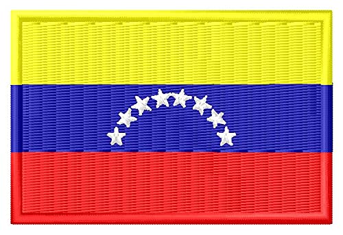 Bandera Venezuela Parche Aufnäher parche Bordado brodé patche écusson Toppa ricamata Cover