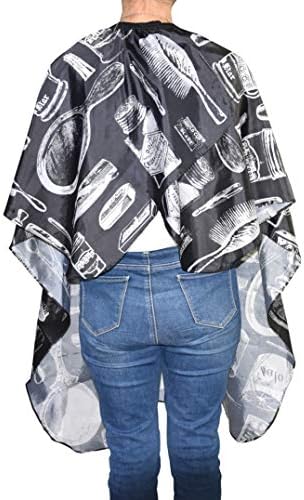 Hair Cutting Apron - Professional Unisex Hairdressing Gown Barbers/Hairdressers Cape Protection Wrap Cloth for Hair Styling and Cuts - Size 150 x 130 CM