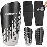 Ocatoma Soccer Shin Guards for Kids Youth,EVA Cushion Protection Reduce Shocks and Injuries,Soccer E