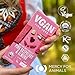 VGAN Vegan Chocolate Bars, Gluten Free Snacks, Plant Based, Soy and Dairy Free, Organic Ingredients, Cruelty Free, Kosher, and Non GMO, Pink Love Raspberry and Almonds, 6 Pack