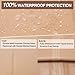 MIXC Outdoor Waterproof 600D Square Hot Tub Cover 85 x 85 Inch Fit 84 x 84 or 83 x 83 or 82 x 82 Inch or 7 ft x 7 ft Heavy Duty Spa Cover Protectors