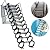 Folding Ladder Wall-Mounted PullDown,Loft Ladder 12 Steps Attic Extension Stairs Al-Mg alloy,Retractable Attic Ladder Armrests 10 ft Height